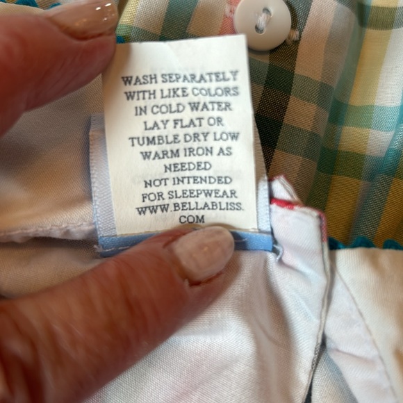 Bella Bliss Plaid Ruffle Sleeve Dress - Picture 5 of 5